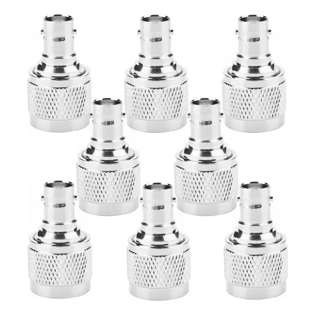 8×adaptador Coaxial Tipo N Macho A Bnc Hembra Rf