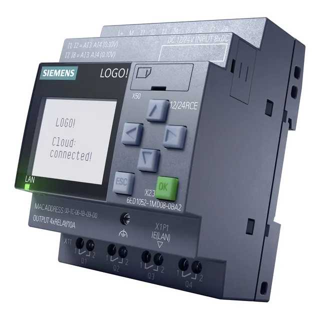 Plc Controlador Siemens Logo V8.4 Para 12/24v