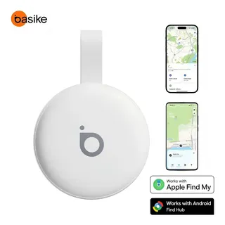 Basike Basike Mini Localizador Smart Tag Rastreador GPS Compatível iP