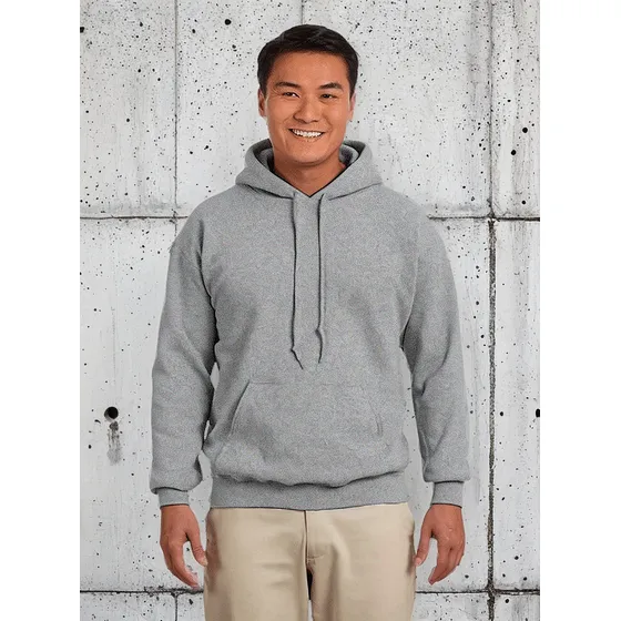 Sudadera Gildan Con Capucha Adulto Mod 18500 Algodón