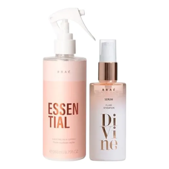 Braé Kit Essential Spray 260ml + Divine Sérum Plume 60ml