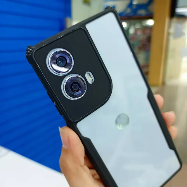 Forro Moto Edge 50 Fusion Original Transparente Borde Tpu