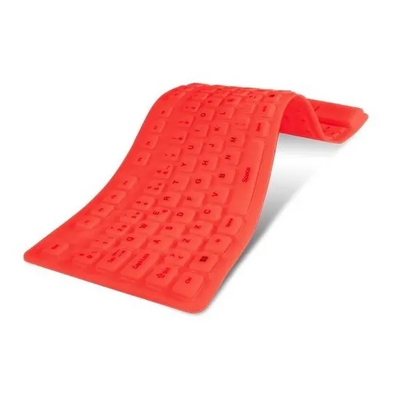 Teclado Portátil Flexible De Silicona Teclas Usb 