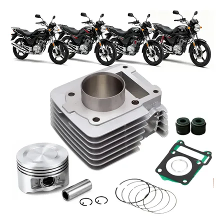 Kit Cilindro Motor Factor 125 Ybr 125 Xtz 125 Completo Novo