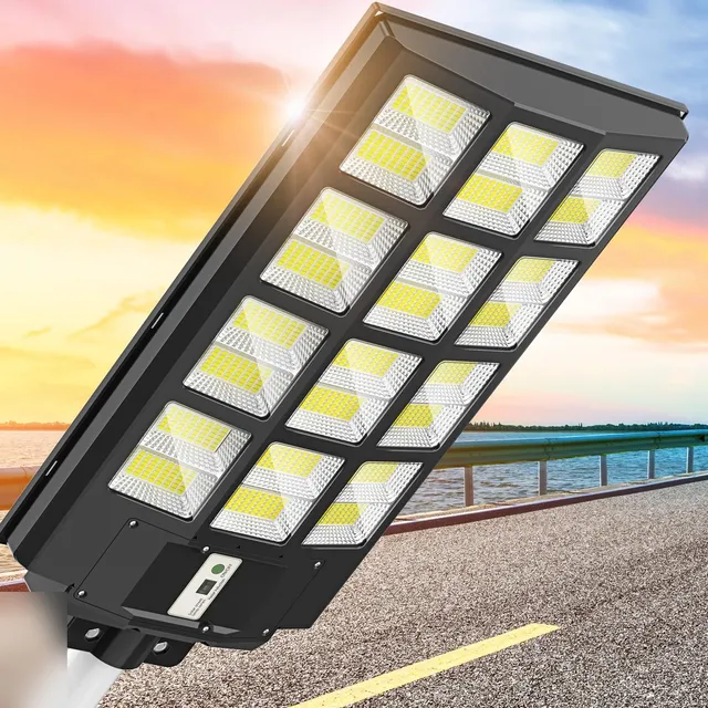 Luz Calle Solar Al Aire Libre Estacionamiento 2800w Led Ip66