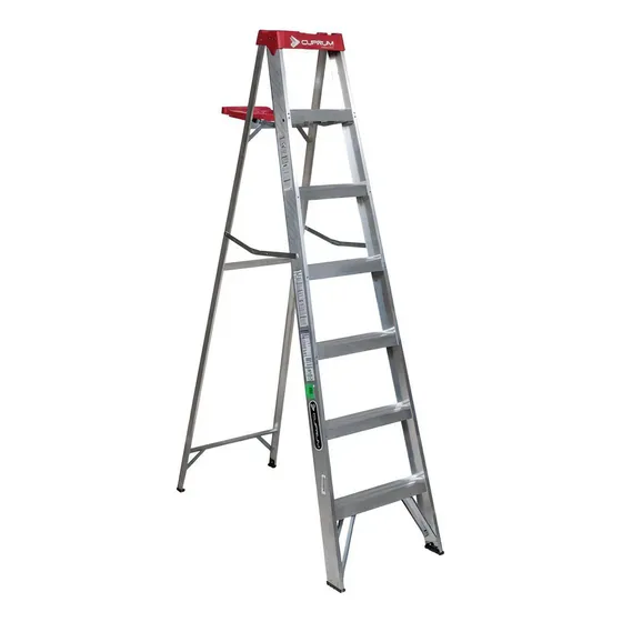 Escalera Tijera Aluminio 150 Kg. Tipo Iii Cuprum