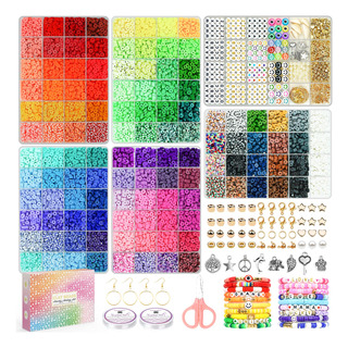 Kit De 20,000 Cuentas De Arcilla Para Pulseras Y Dijes Kit De 20,000 Cuentas De Arcilla Para Pulseras Y Dijes