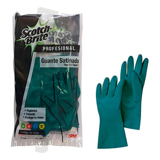 Guante Satinado Scoth Brite Color Verde 3m Talla Grande Guante Satinado Scoth Brite Color Verde 3m Talla Grande