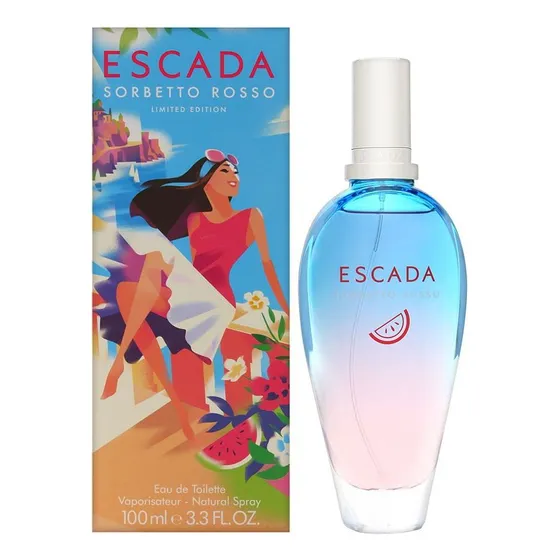 Perfume Escada Sorbetto Rosso Edt 100ml Para Mujer