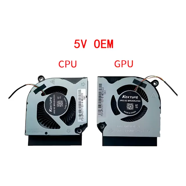 Ventilador De Gpu Y Cpu 5v  Acer An515-45/46/55 Falcontech Negro