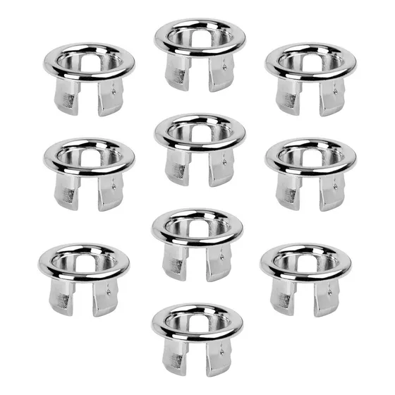 10x Tapa Redonda Para Lavabo, Anillo Embellecedor Para Hueco