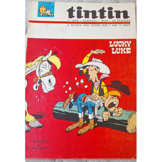 Tintin 5 Gibi! Hq! Banda Desenhada!,lucky Luke