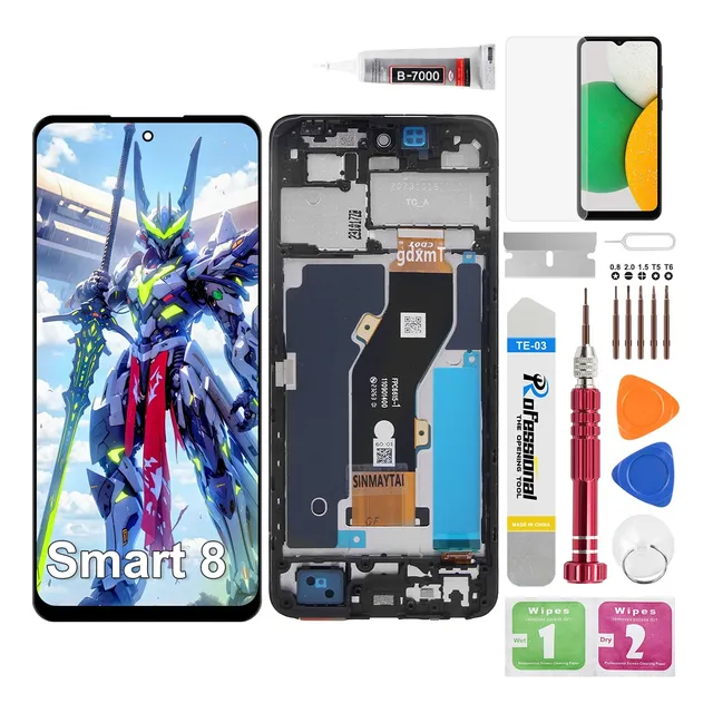 Pantalla Para Infinix Smart 8 Con Marco X6525 Original
