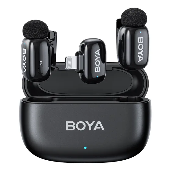 Boya Mini Kit Microfono Lavalier Inalambrico Para iPhone