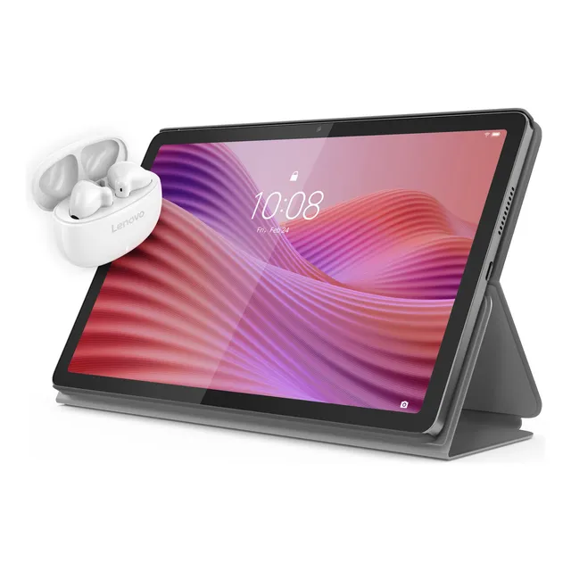 Tablet Lenovo Tab Mediat 4gb Ram 128gb 10 Wuxga + Audífonos Plateado