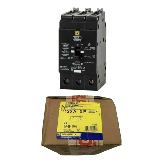 Interruptor Square D 3x125a Edb34125 Nuevo Con Envío Gratis