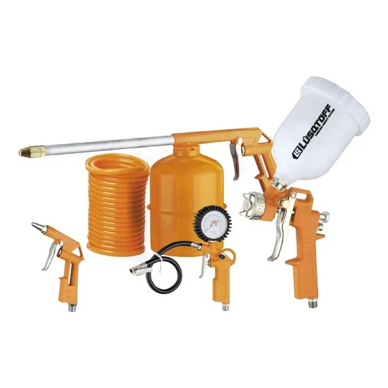 Kit Para Compresor De Aire 5 Piezas Inflador Lusqtoff