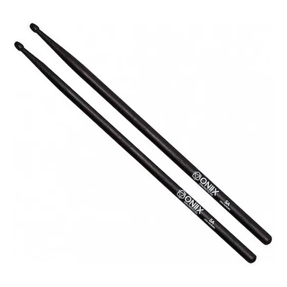 Par De Baquetas Zildjian Modelo Oniix O5a Hickory 5a, Color Negro, Talla 5a