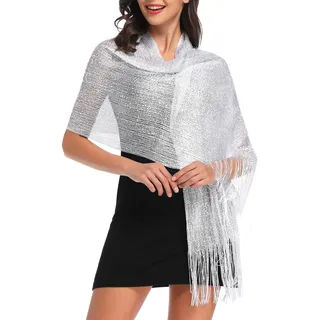 Chales Metalicos Brillantes Para Fiestas. Chales Metalicos Brillantes Para Fiestas.