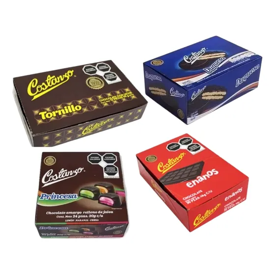 Variedad De Chocolates Costanzo Costanzo, Duquesa, Princesa