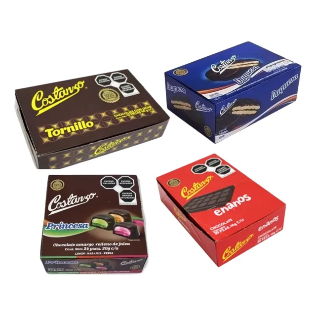 Variedad De Chocolates Costanzo Costanzo, Duquesa, Princesa