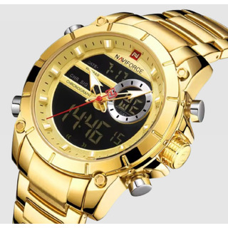 Relógio Masculino Naviforce Dual Time 9163 Relógio Masculino Naviforce Dual Time 9163