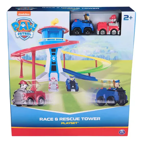 Paw Patrol Torre Control Hq C/tobogan + 2 Autos Int 6071185
