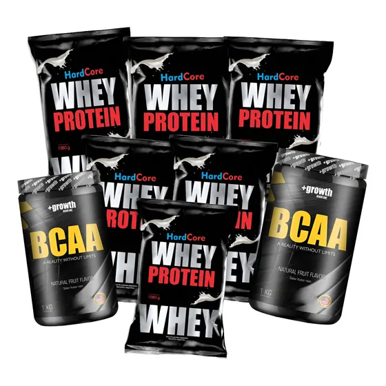 6 Pack De 1 Kg De Proteína + 2 Pack 1 Kg Bcaa Aminoácidos !!