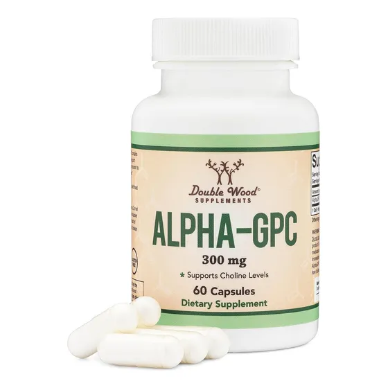 Suplemento De Alfa Gpc Colina 300 Mg 60 Cápsulas
