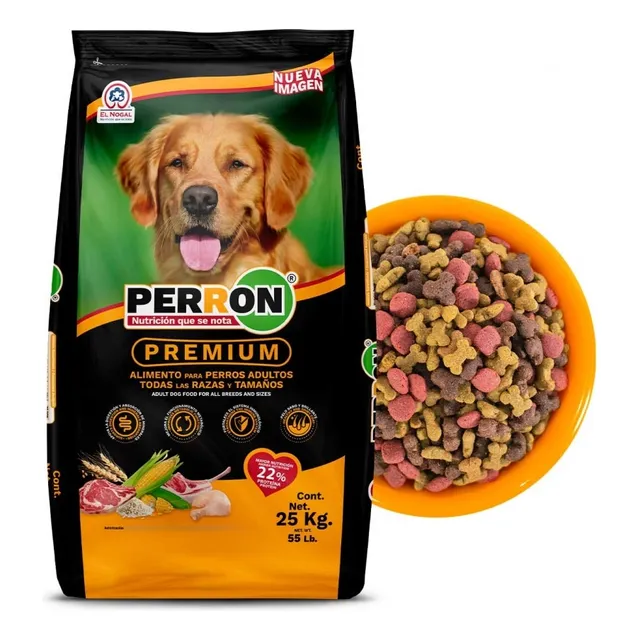 Costal De Croqueta Para Perro Perron Premium 27 Kg