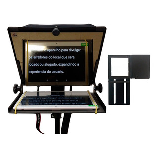 Teleprompter 10,5 Dslr C/ Suporte Smartphone Tele Prompter Teleprompter 10,5 Dslr C/ Suporte Smartphone Tele Prompter