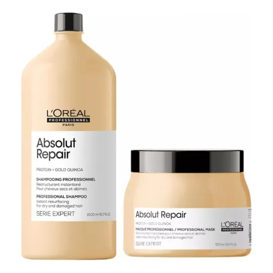 Kit L'oreal Professionnel Repair Shampoo 1500ml+ Mask 500 Ml