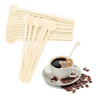 '' 1 200 Unidades De Agitadores De Café De Madera, Palitos '' 1 200 Unidades De Agitadores De Café De Madera, Palitos