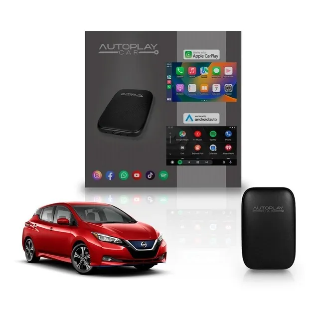 Streaming Box Automotivo Nissan Leaf 2022 2023