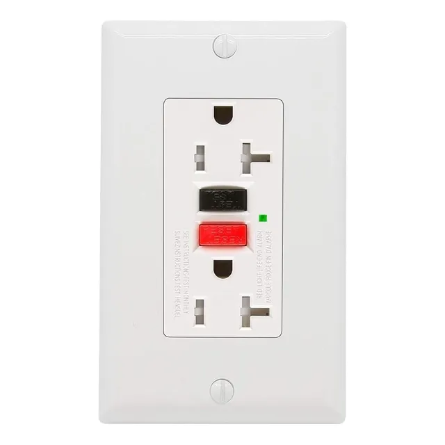 Toma Corriente Gfci 20 Amp Uso Interior Exterior Interperie