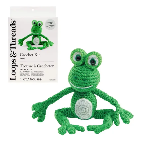 Kit De Crochet De Rana De Nivel Intermedio  Loops & Threads®