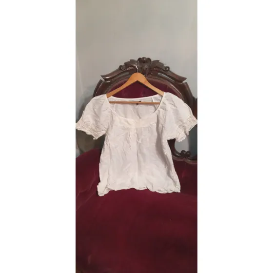 Blusa O Camisa Blanca Para Dama Talle Xxl