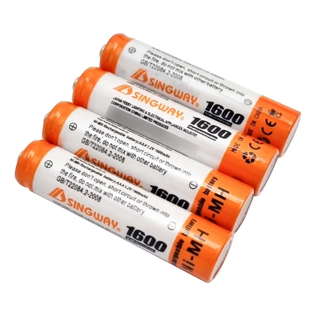 Pilas Alcalinas Recargables 1600 Mah X4 Aaa Aa Calidad Atrix