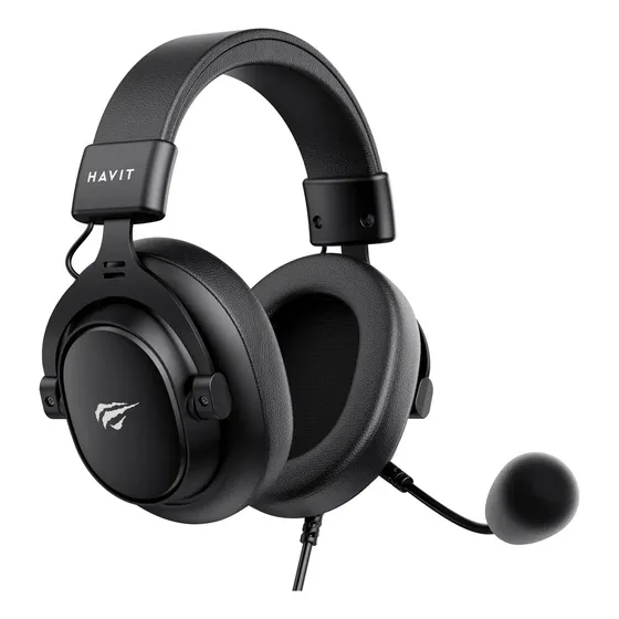 Headset Gamer Havit H2015se Drivers 53mm Microfone Removivel Preto