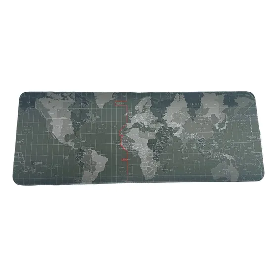 Mouse Pad Para Computadoras Mapa Mundi