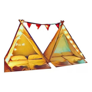 Combo De 5 Carpas Indias Tipi Para Pijamada Infantil Combo De 5 Carpas Indias Tipi Para Pijamada Infantil