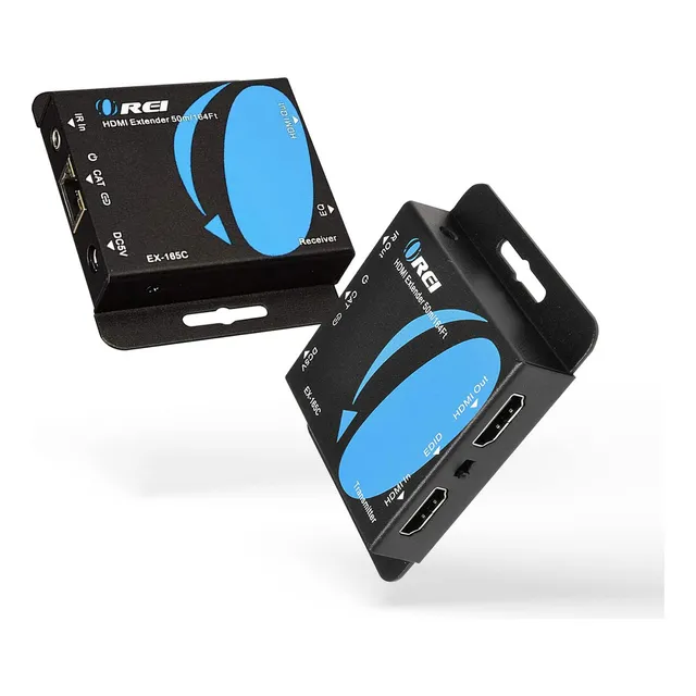 Extensor Hdmi Orei Sobre Cable Ethernet Cat5/cat6 Soporta Hasta 1080p A 60hz, Con Hd Audio, Hasta 50 Metros De Distancia