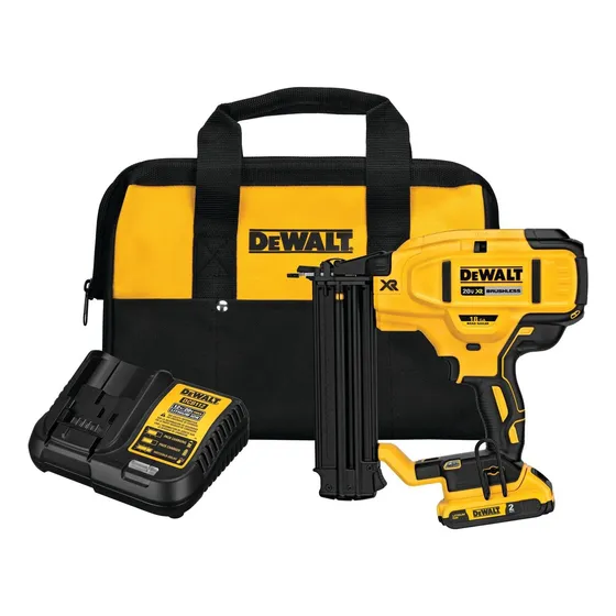 Kit De Clavadora Inalámbrica Dewalt, Con Cargador Y Bateria