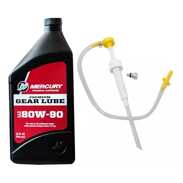 Aceite De Pata Mercury Sae 80w-90 Menos De 75hp Bomba Manual
