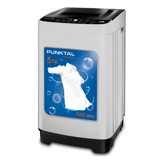 Lavarropas Punktal Pk-005 Lav Automatica 5kg Color Gris