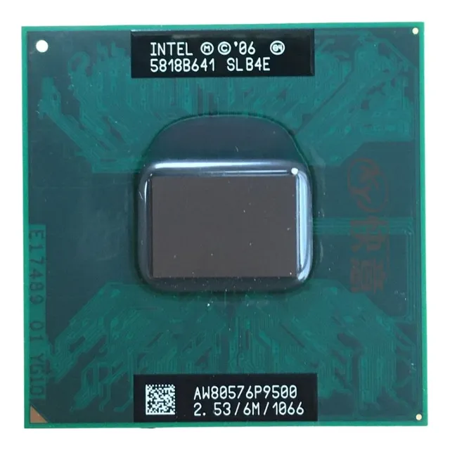 Procesador De Cpu Core 2 Duo Mobile P9500 Slb4e Slge8 De 2,5