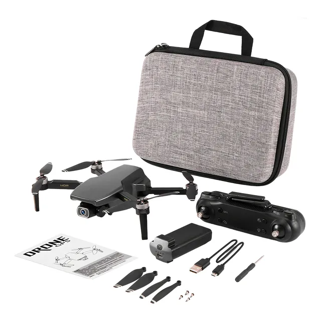 Drone Binden S7 Cámara 720p, Hasta 20 Minutos De Vuelo Pp Negro