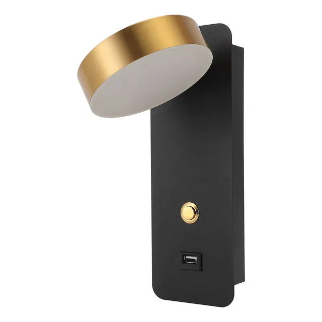 Pared Led Moderna De 3 Colores Con Temperatura Giratoria