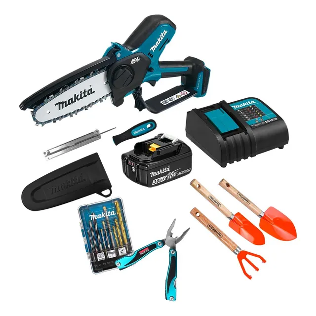 Makita Sierra De Poda 18v + Pinza Multiherramienta + Acc
