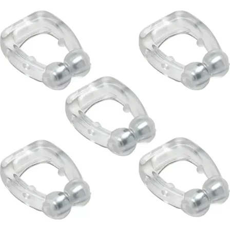 Kit 5 Aparelho Clipe Nasal Anti Ronco Magnético Apnéia